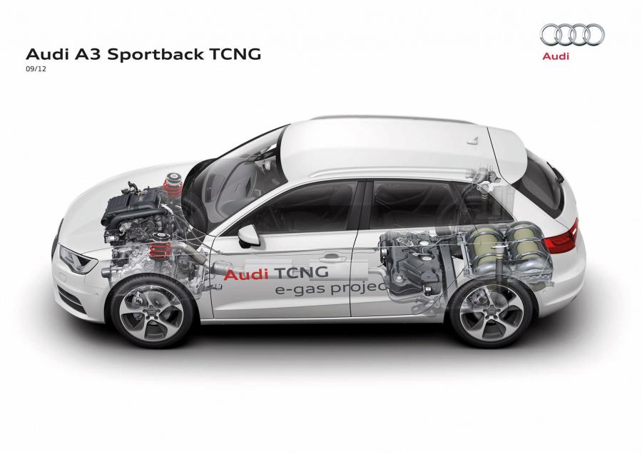 Схема Audi A3 Sportback TCNG (8V) 2012 года  (фото 9 из 13)
